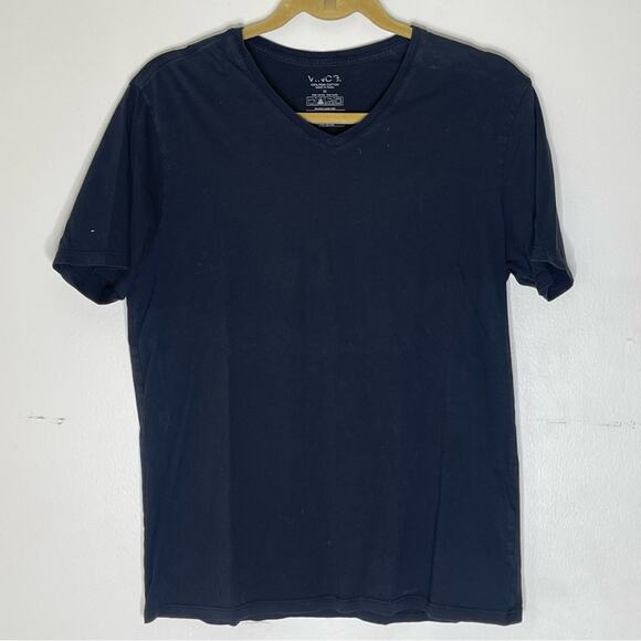 Vince Tops - VINCE Black Unisex Style V Neck 100% Pima Cotton short Sleeve Shirt Size Medium